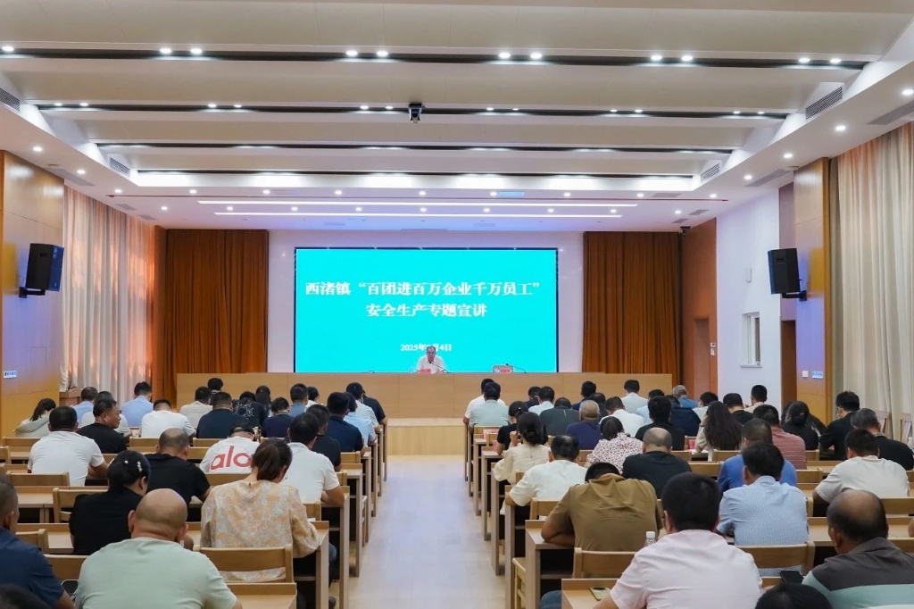 筑牢安全屏障 全力护航发展 | 西渚镇开展“百团进百万企业千万员工”安全生产宣讲